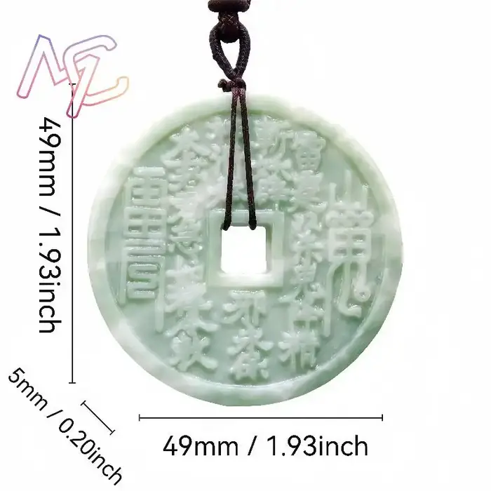 Collier pendentif en argent de Jade véritable naturel, pierre de styliste sculptée, accessoires de b