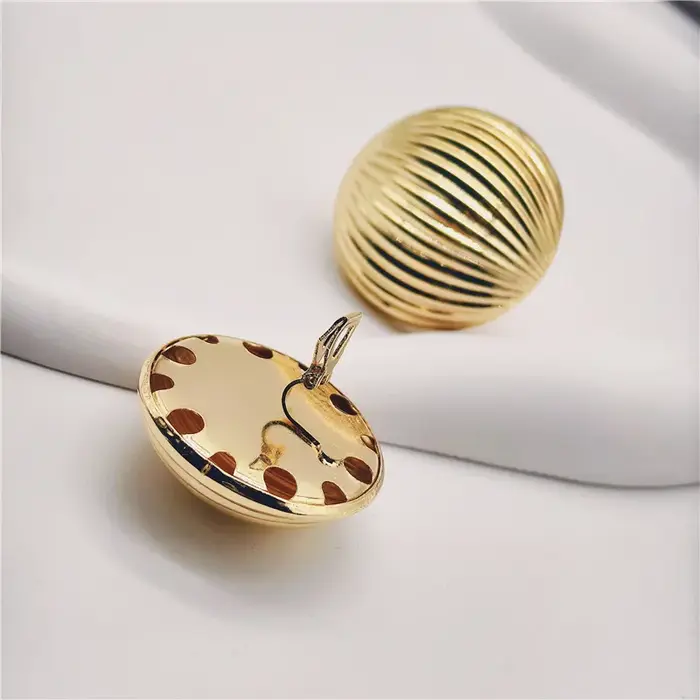 Boucles d'oreilles Big Ball No Pierced pour femme