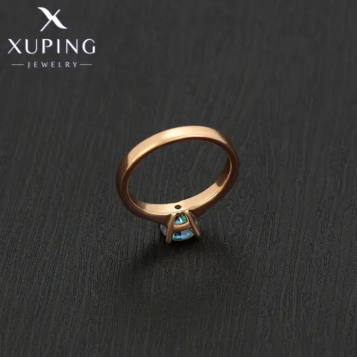 Bague En Plaqué Or 18 Carats Serties De Zirconium Blanc Geometrique Pour Femme Occasions Speciales