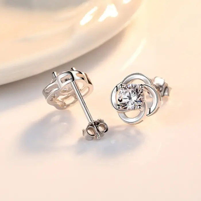 Boucles d'oreilles en argent Sterling 925 pour femmes