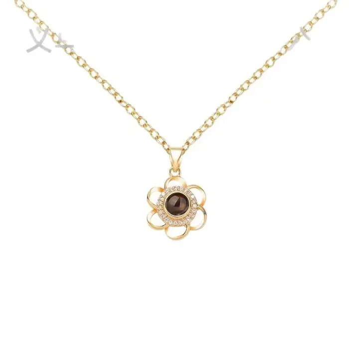 Nouveau collier de projection de photos personnalisées 100 % sur mesure pour femmes, pendentif à ima