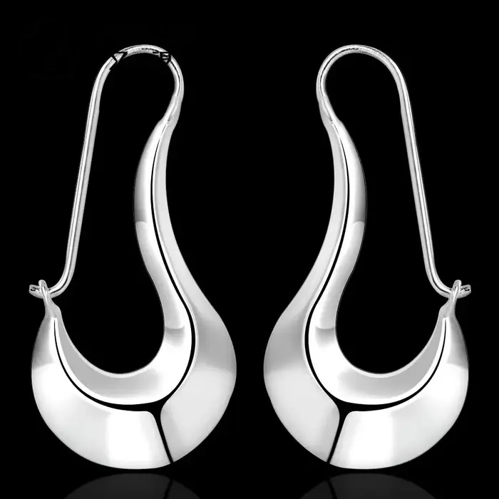 Boucles d'oreilles pendantes en argent sterling 925 pour femmes