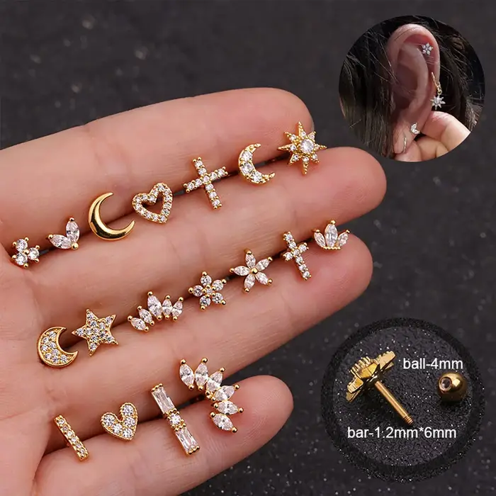Boucles d'oreilles Helix pour femmes
