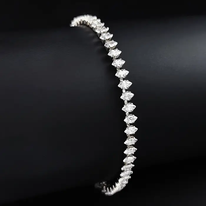 Bracelet de tennis Marquise pour femme