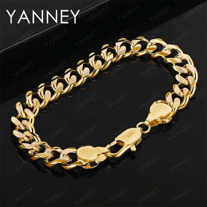 Bracelet en argent sterling 925 et or 18 carats