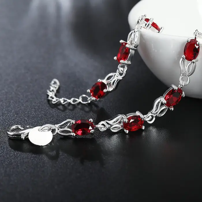 Bracelet exquis en argent Sterling 925 pour femme