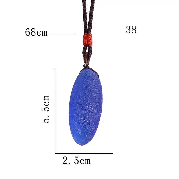 Collier pendentif en météorite tchèque mystique pour femmes et hommes