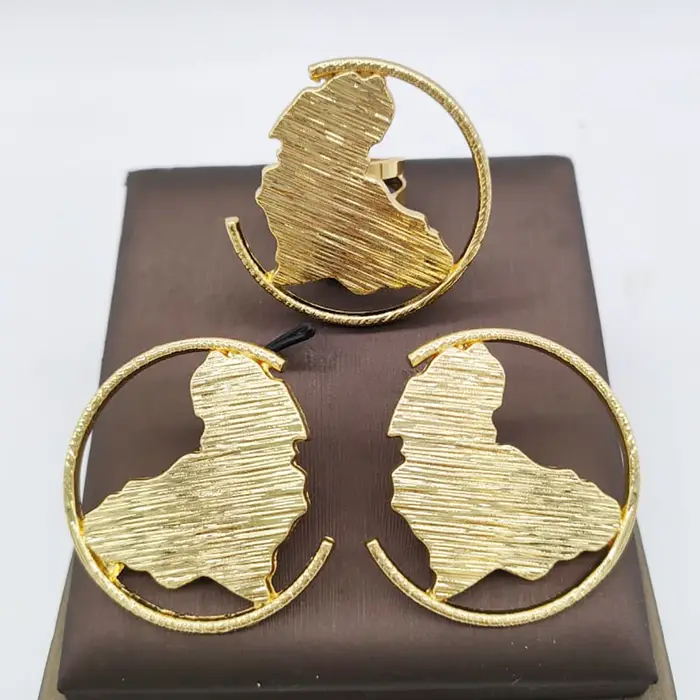Ensemble de bijoux en or de Dubaï