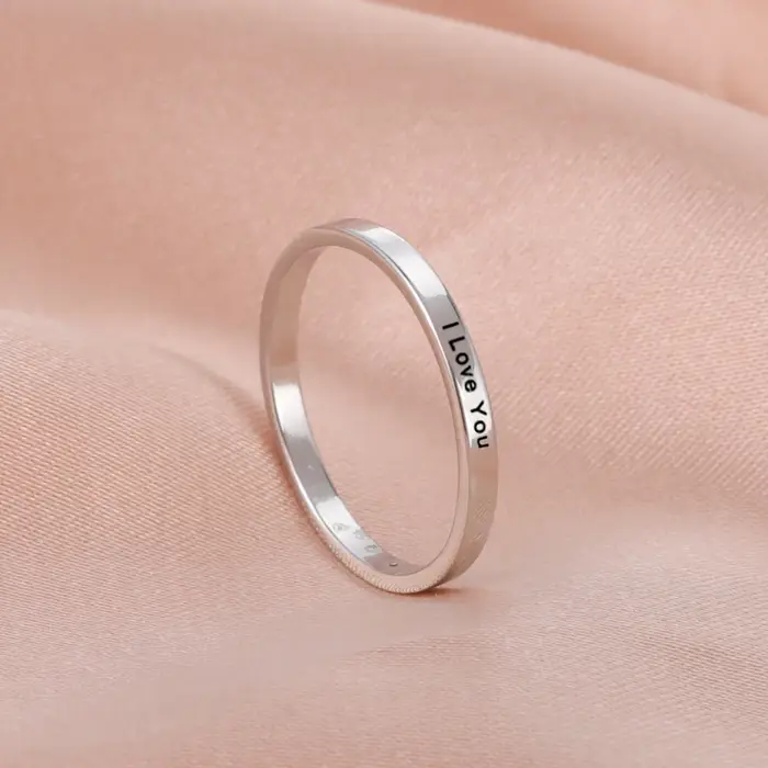 Cazador – bague personnalisée avec nom gravé