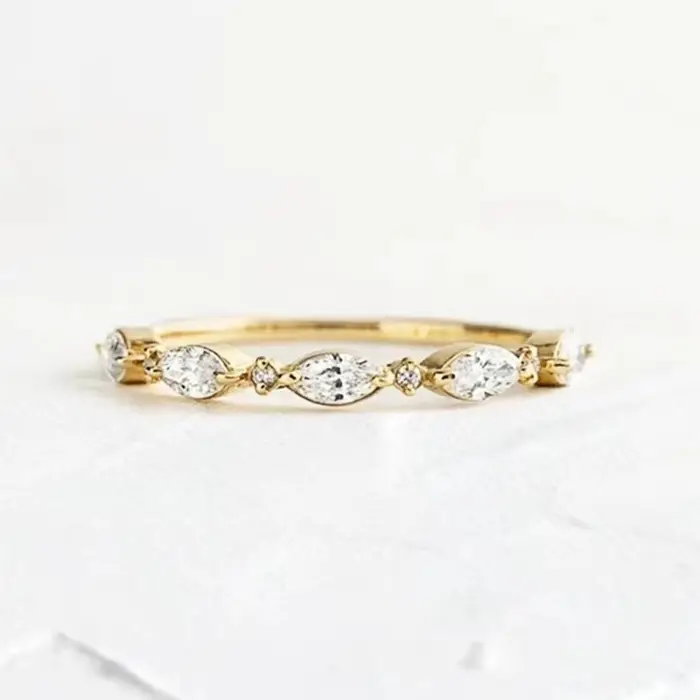 Huitan – bague Simple et élégante pour femmes
