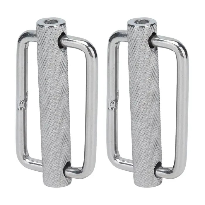 Lot de 2 boucles coulissantes rectangulaires réglables en acier inoxydable 316 à molettes pour ceint