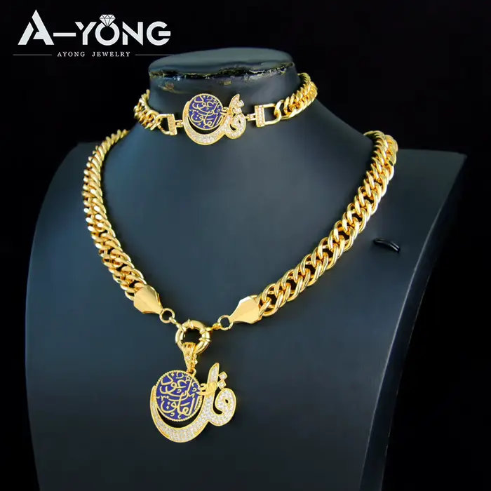 Ensemble de bijoux rétro musulmans