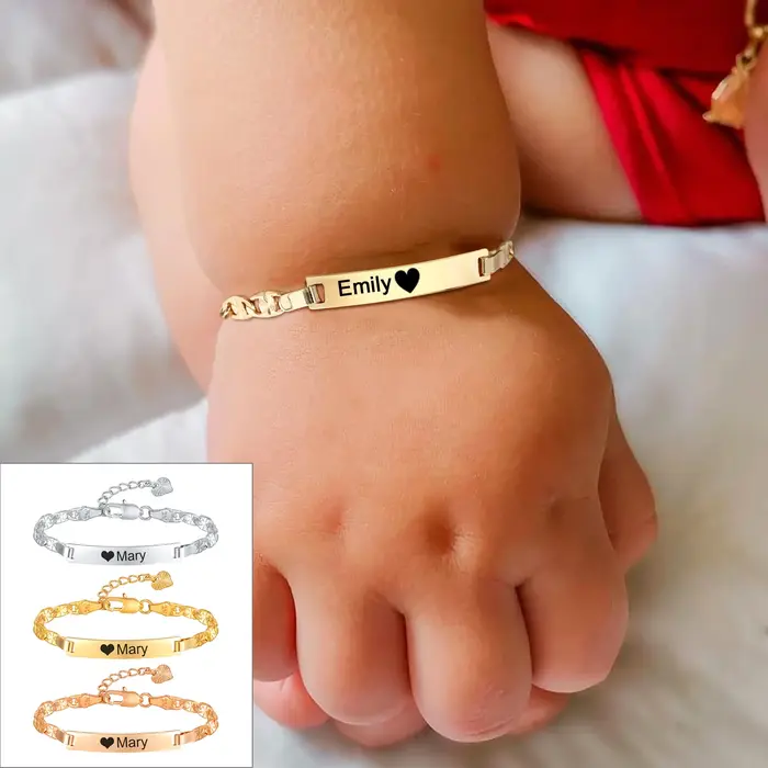 Bracelet de pierre de naissance personnalisé pour femme