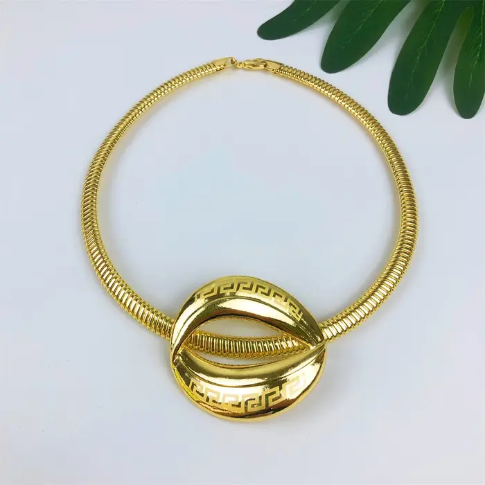 ESALE Dubai – ensemble de bijoux plaqués or 18 carats pour femmes