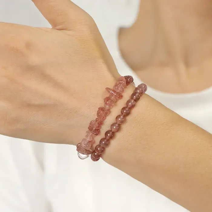 Bracelet en obsidienne noire pour hommes et femmes