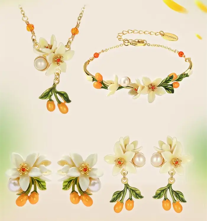 Ensemble de bijoux raffinés Juicy Grape pour femmes