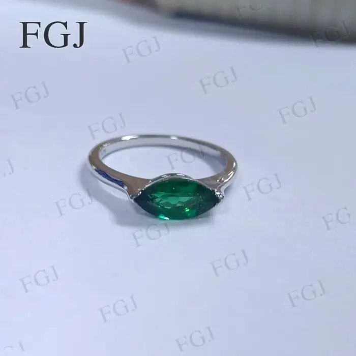 Bague Marquise personnalisée 5x11mm
