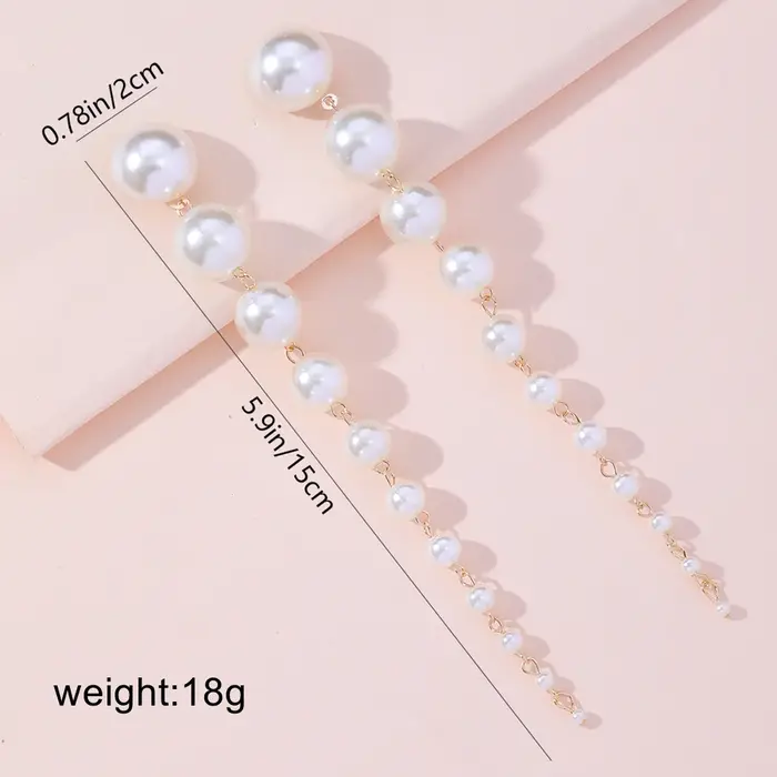 Boucles d'oreilles longues pendantes pour femmes