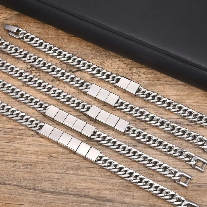 Bracelets pour hommes gravés sur mesure