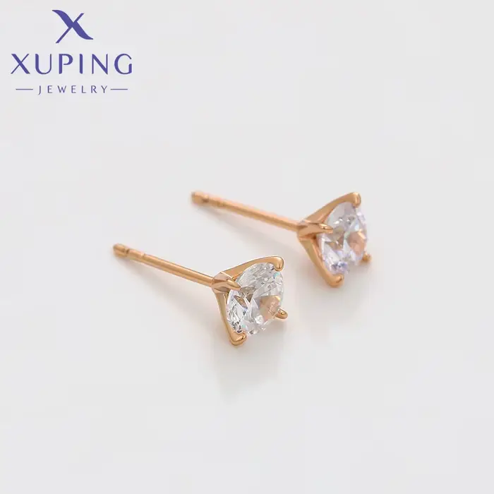 Xuping bijoux nouveauté Simple mode couleur or boucles d'oreilles pour femmes fille cadeau X000757149