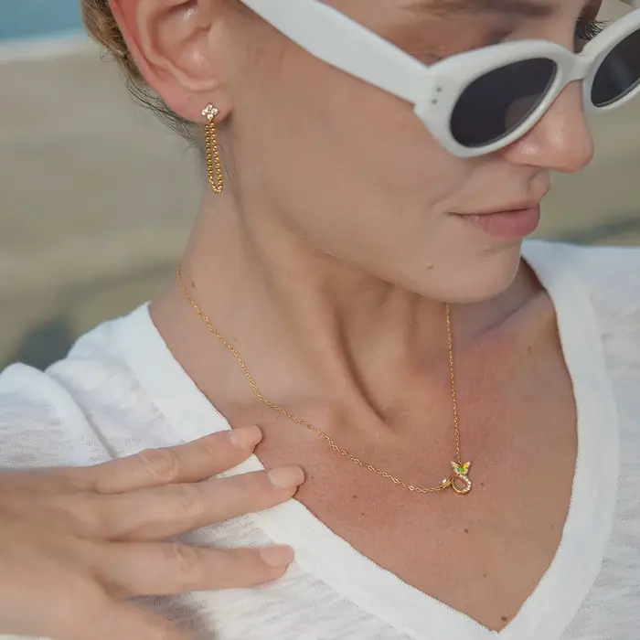 Zora – boucles d'oreilles classiques en zircon pour femmes