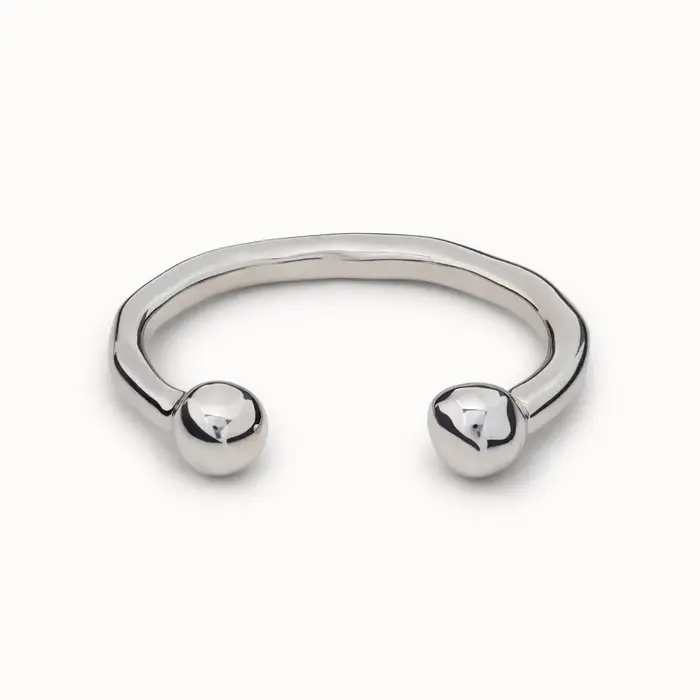 Bracelet ouvert Vintage personnalisé Style OL, boule en or et argent, accessoires de Couple, cadeau 