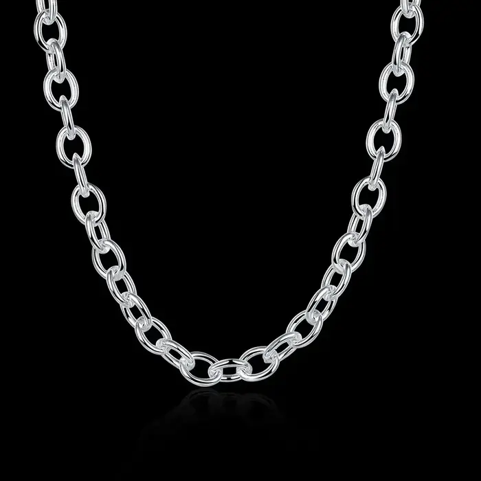 Collier en argent Sterling 925 pour hommes et femmes