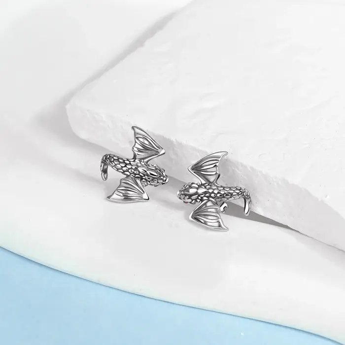 Boucles d'oreilles et breloques pendantes en argent sterling 925