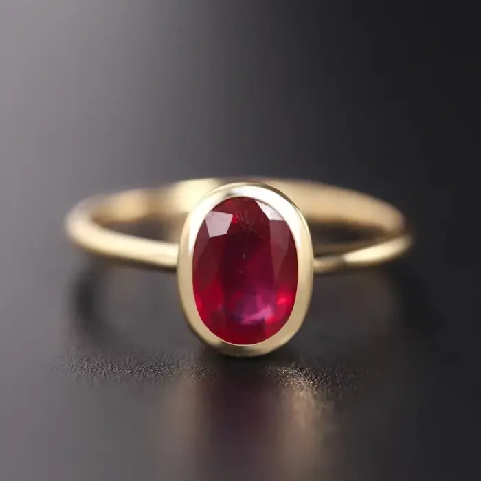 Anneaux d'adrénaux ovales classiques pour femmes