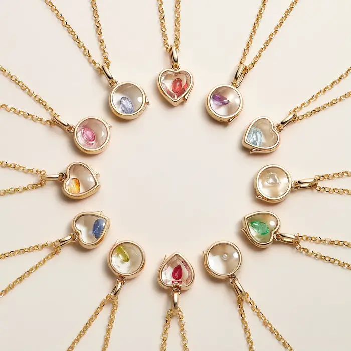 Collier pendentif ouvert pour femmes et filles