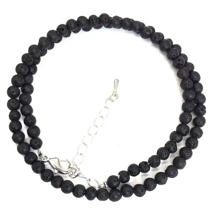 Collier de Perles Naturelles en Œil de Tigre, Sodalite, Amlogging, Labrumen, Plusieurs Couleurs, Bra