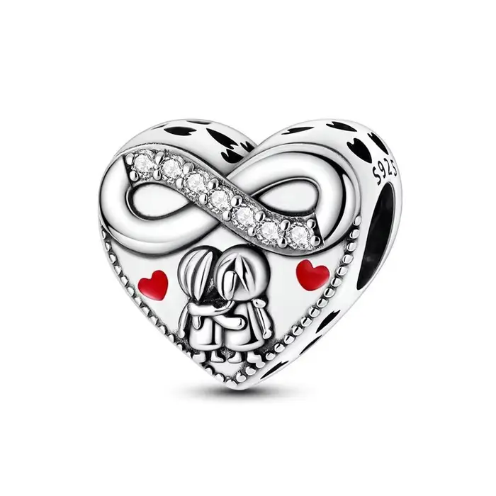 Nouveauté 2026 – Breloques Perles Sœurs Éternelles en Argent Sterling 925, compatibles avec Bracelet