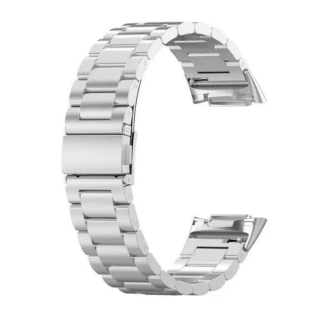 Bracelet en acier inoxydable pour Fitbit Charge 6 5, accessoires, bracelet réglable en métal, bracel