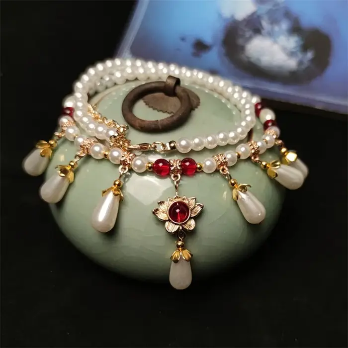 Collier de perles pendentif