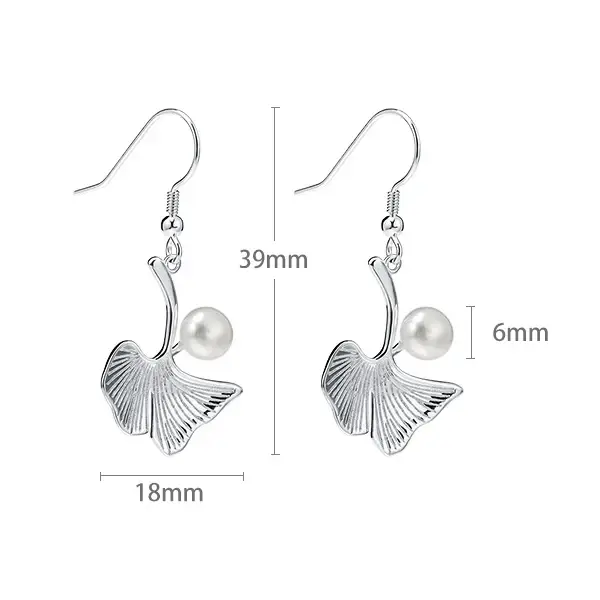 Amxiu – boucles d'oreilles en perles naturelles faites à la main