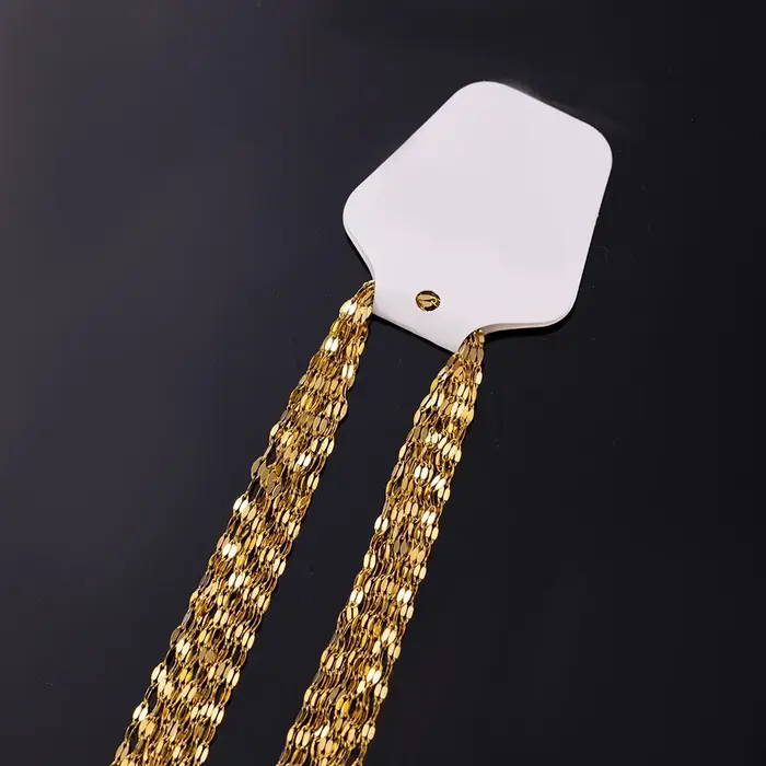 Collier réglable en or pour femmes