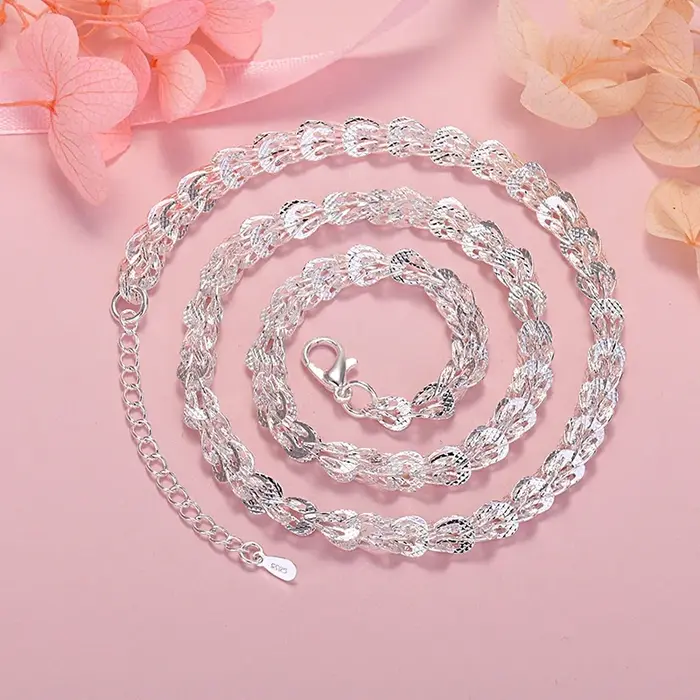 Ensemble de bijoux en argent sterling 925 avec motif géométrique pour femmes occasions spéciales neogothique elegance