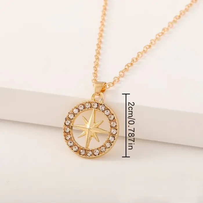 Le collier étoile hexagonale Sky Star David est un pendentif à la mode et polyvalent avec un sens du design unique pour les femmes