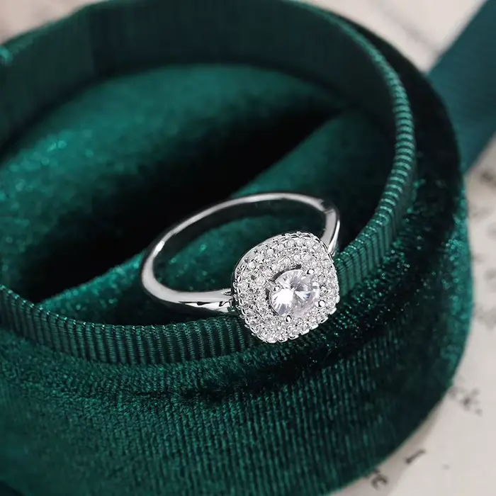 Bague plaquée argent 925 pour femme