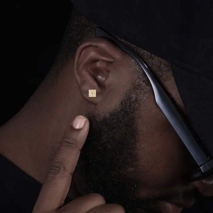 Boucles d'oreilles clous classiques Hip Hop pour hommes et femmes