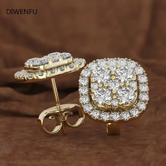 Boucles d'Oreilles en Pierres Précieuses Pures pour Femme