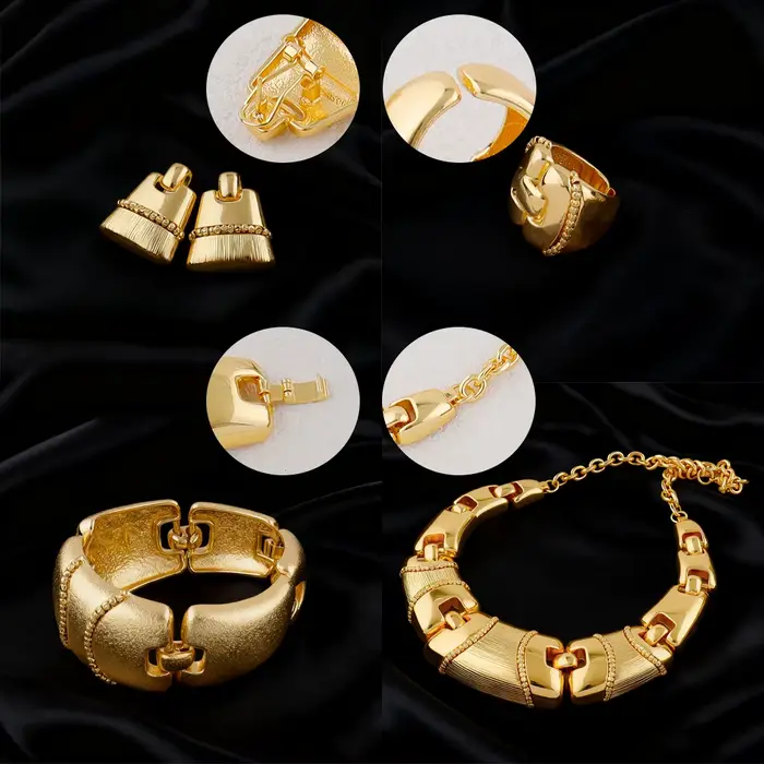 Ensembles de bijoux italiens de dubaï pour femmes