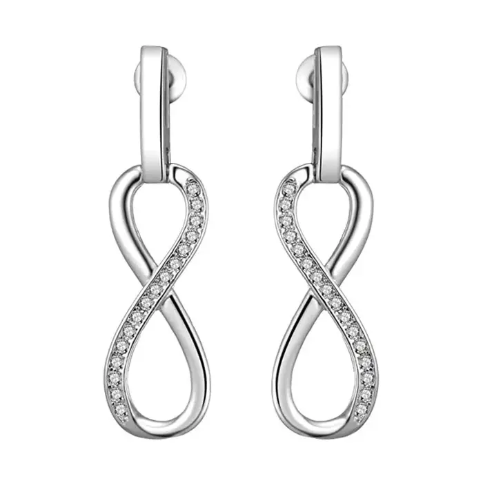 Boucles d'oreilles romantiques en argent Sterling 925 pour femmes