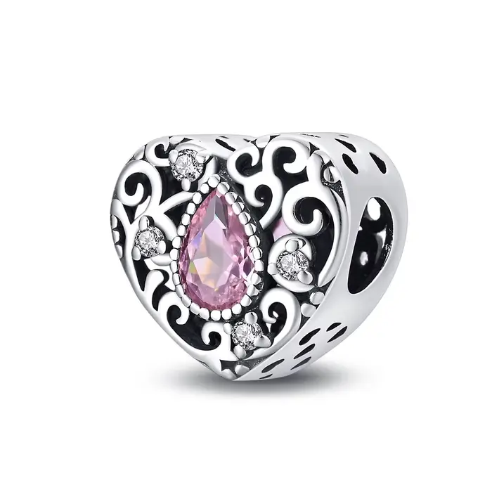 Breloques originales plaquées argent, perles pour bracelets, breloques de sac, accessoires DIY, cade