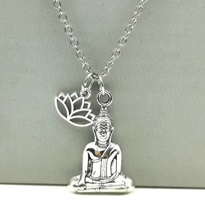 2020 nouveau collier bouddha fleur de Lotus