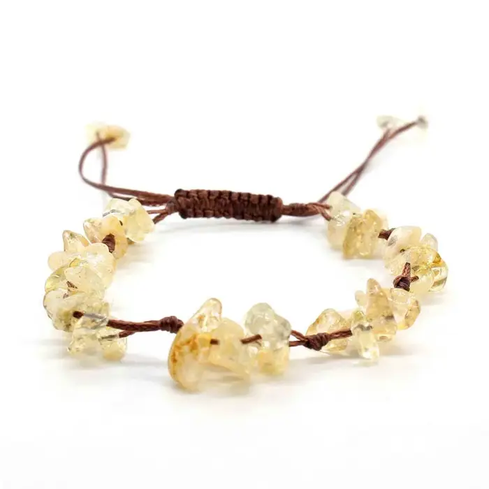 Bracelets tressés en pierre de cristal macramé pour femmes et filles améthyste naturelle quartz pierre précieuse bracelet ajustable tissé bijoux romantiques occassions spéciales