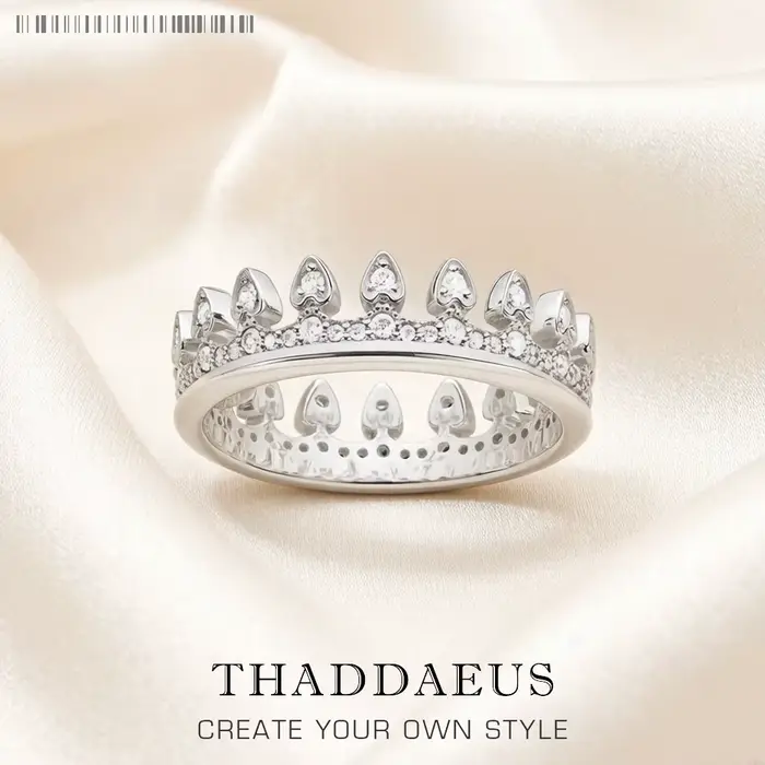 Bague reine couronne Royal, bijoux fins pour femmes, tout nouveau cadeau romantique d'été 2023, en a