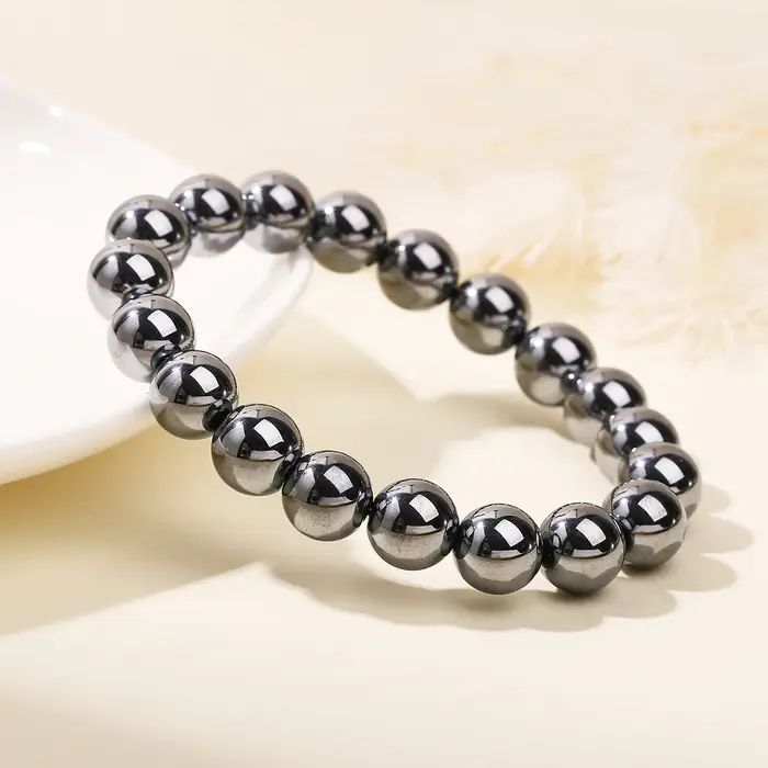 Bracelet obsidienne noire naturelle pour bien-être et sérénité bijoux pour femmes et hommes occasions spéciales meditation santé