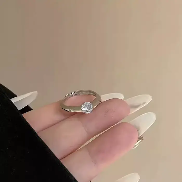 Bague planète dynamique en argent Sterling 925