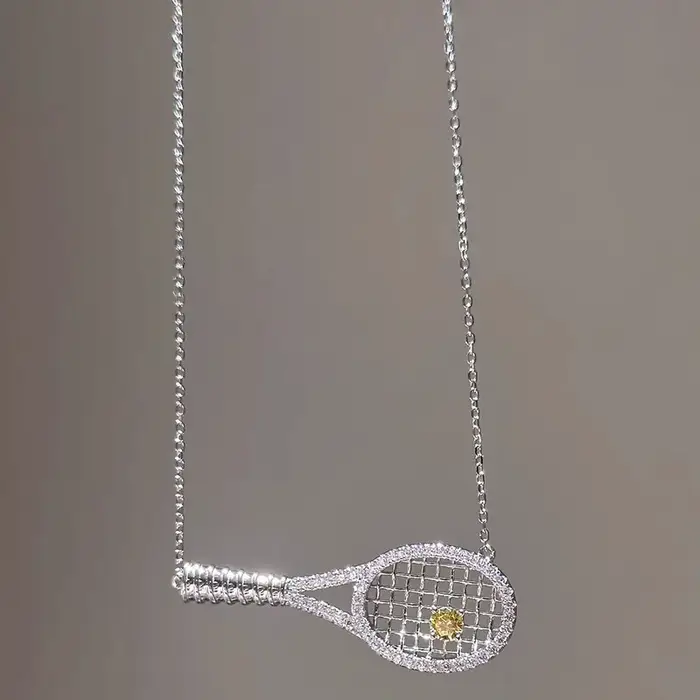 Parure de bijoux créative incrustée de diamants jaunes étincelants